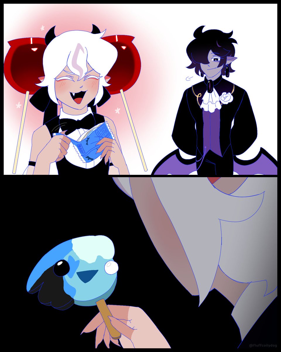 fluffcoilydog's tweet image. #crk
#cookierunkingdom 
#candyapplecookie 
#blacksapphirecookie 
#shadowmilkcookie