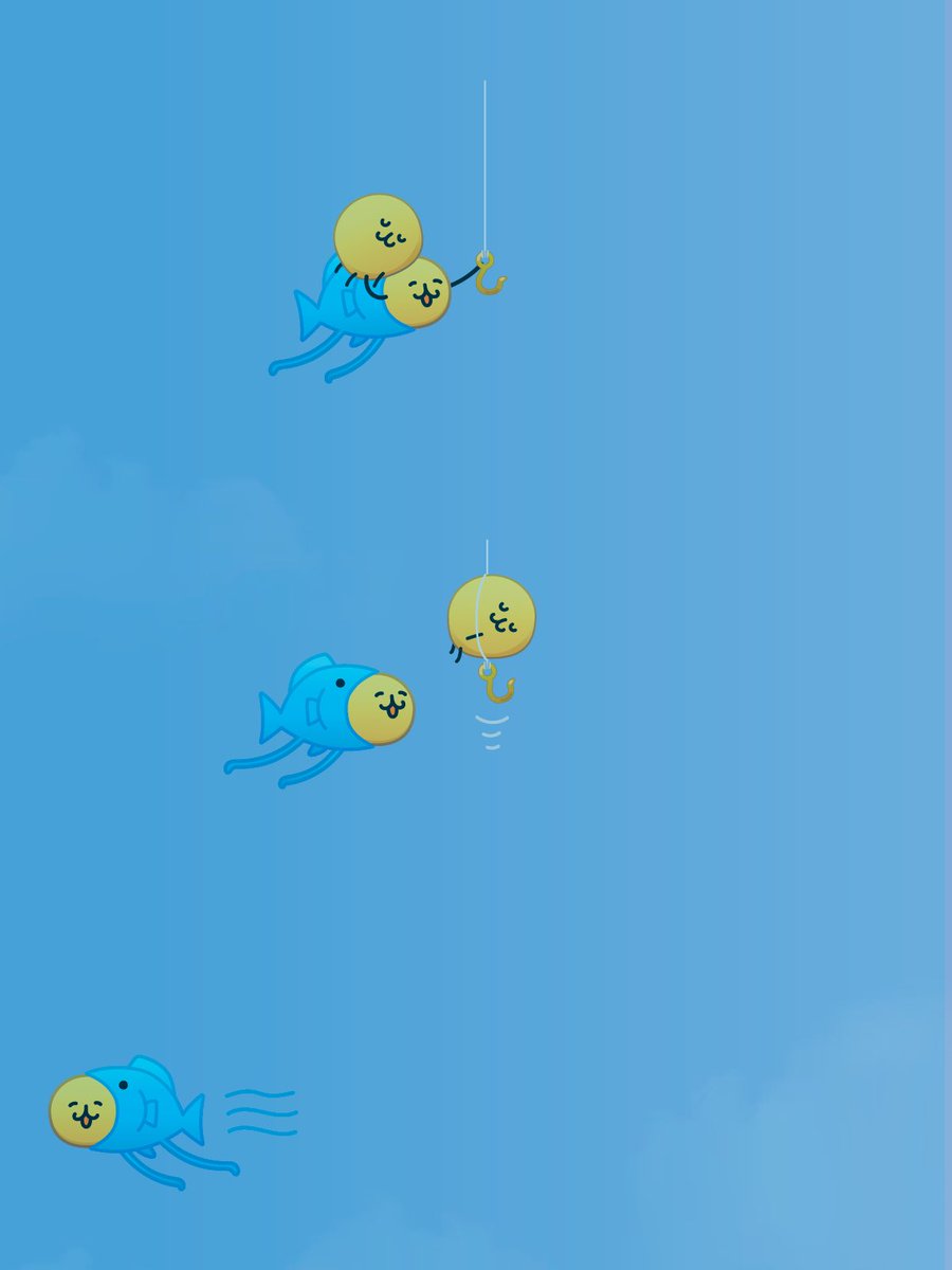 emoji_no_ko's tweet photo. 💧🟡🐟🪝 https://t.co/UjHHnaCgdB