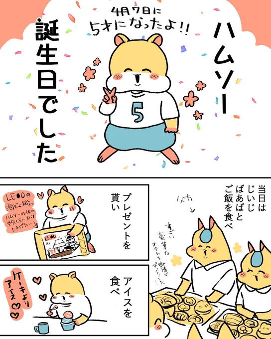 誕生日でした漫画🎂(1/2)
#漫画が読めるハッシュタグ 