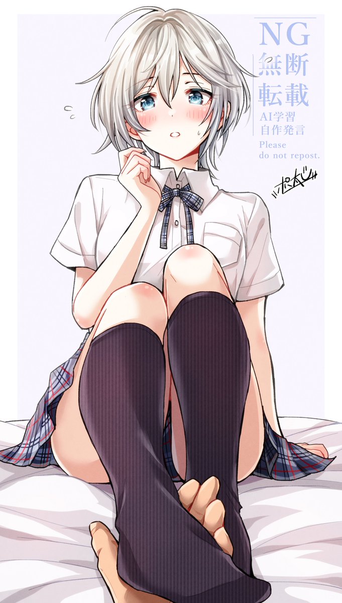 アナスタシア(シンデレラガールズ) 「スケブ納品しましたリクエストありがとうございましたー! 」|ポン太＊現在Skeb作業中！受付締め切りました。個人ご依頼受付もまだお休み中！のイラスト