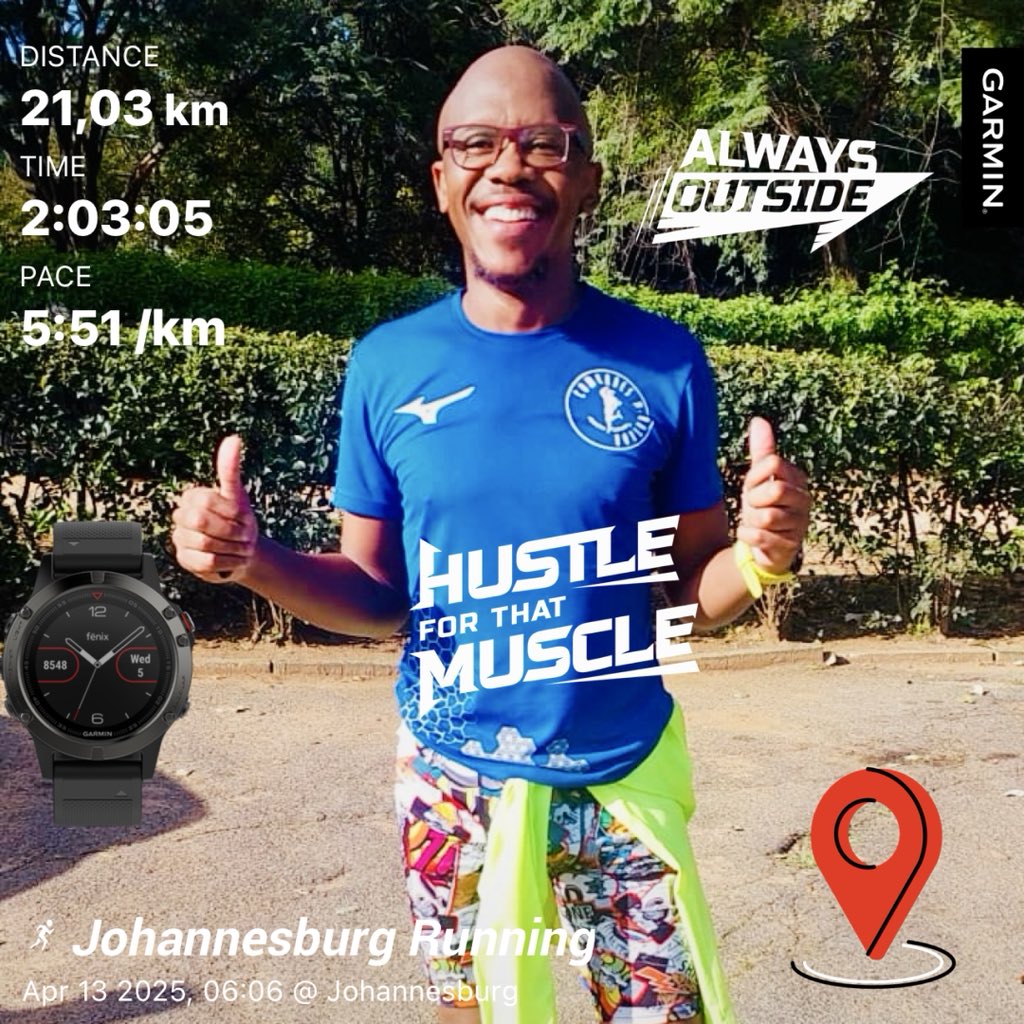 Thabo_Tk's tweet photo. Easy Sunday morning run #keepmoving #garmin #RunZone #runzoneac https://t.co/MbBPRemAkx