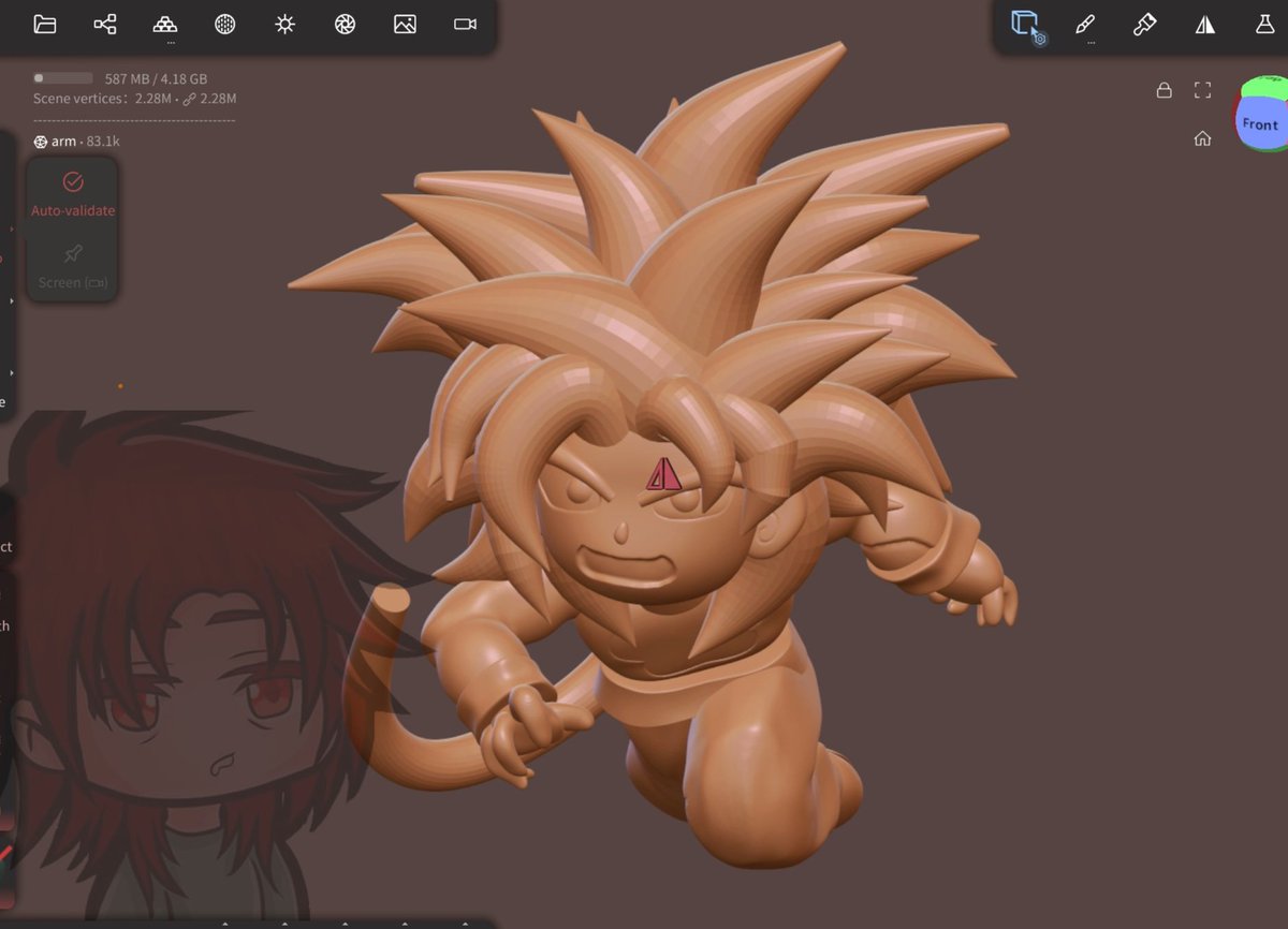 koukoucrunch123's tweet photo. Nomad sculpt practice
Son goku ssj4 w.i.p
Also support me on my kofi!
https://t.co/wQGVn2vkim
#kofipromotechallenge #freelancer #freelance #commissionsopen #kofi #kofi_button
#DragonBallDAIMA #gokussj4 #DragonBall #SonGoku #nomadsculpt #3dart #3dsculpt https://t.co/wd0dxn205Z
