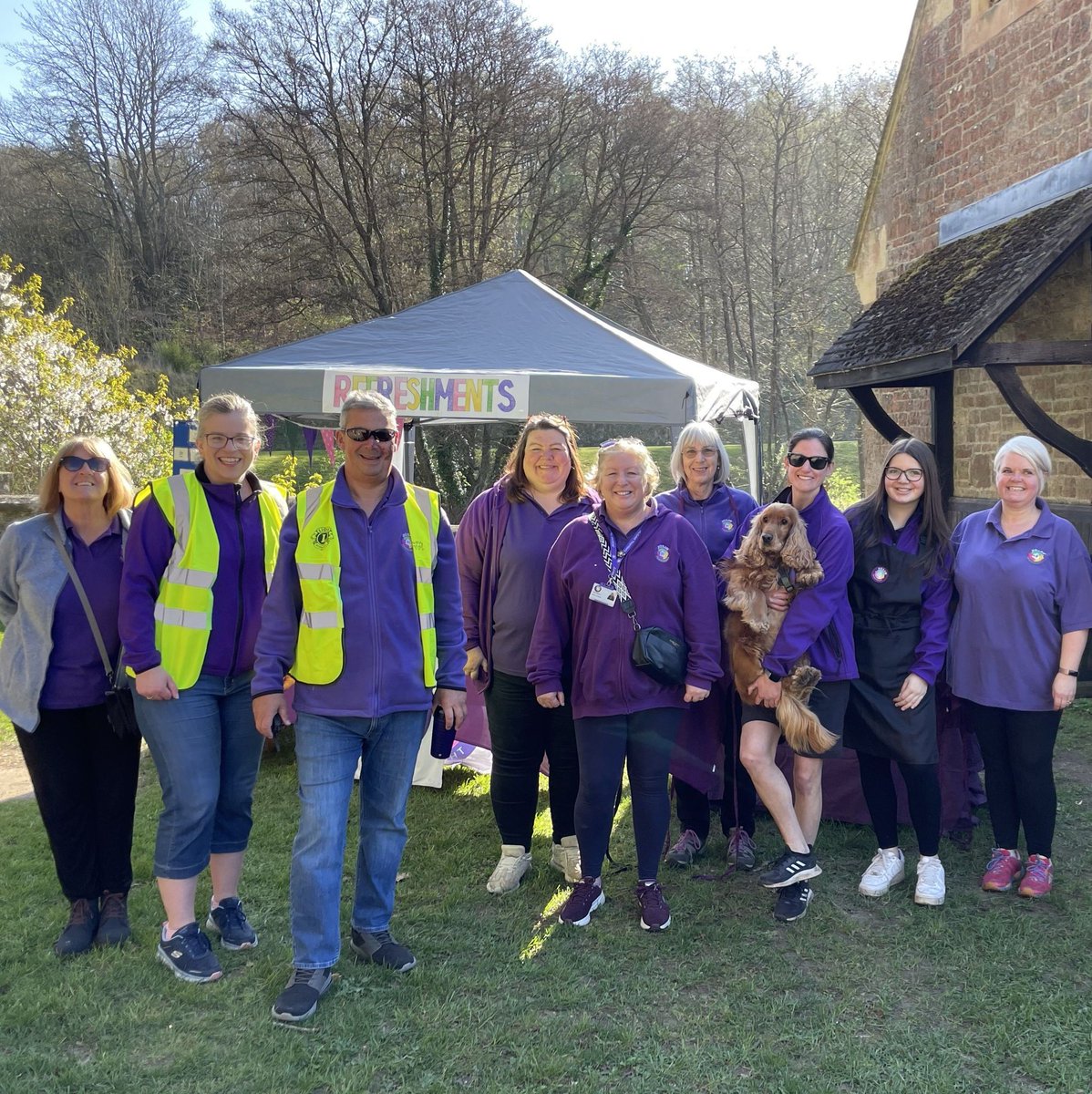 We are very grateful to The Tortworth Estate for inviting us to provide refreshments at the Tortworth Lake open day last Sunday. A beautiful sunny day brought lots of visitors to our stall raising £2,776.50 for our charity.  A big thank you to all the volunteers and bakers! 🙌
