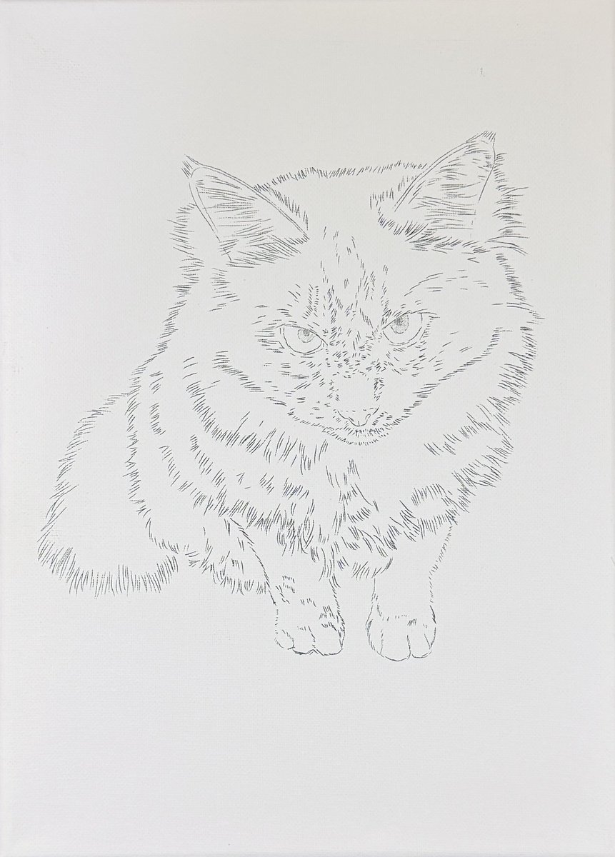 antonio_anton_a's tweet photo. まとめ🐱見つめる猫.ｷｬﾝﾊﾞｽF4.333x242 #オリジナル #drawing #art #illustration #イラスト #アナログ #手描き #ドローイング #猫 https://t.co/sRKY7B0nKG