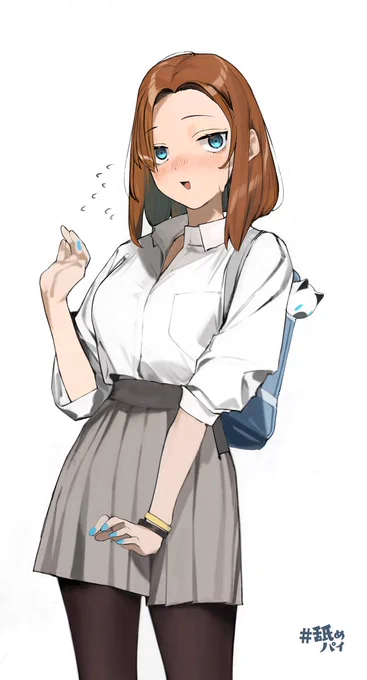 ア、おはよ… #舐めパイ