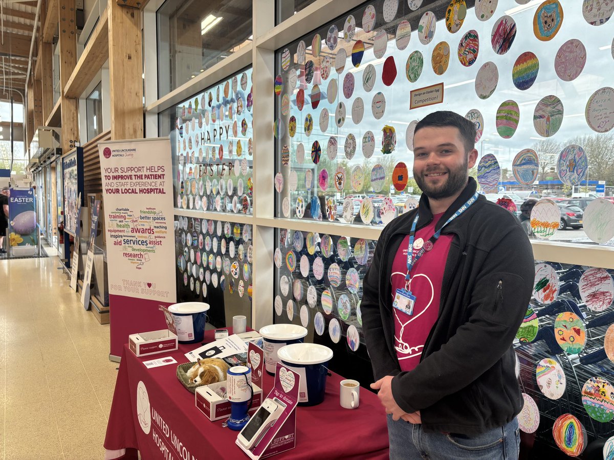We’re at Tesco Extra, Wragby Road today collecting to raise funds for the extras we provide across United Lincolnshire Hospitals NHS Trust - ULHT.

Come by say hello and see a small example of some of the items we’ve funded. 👋