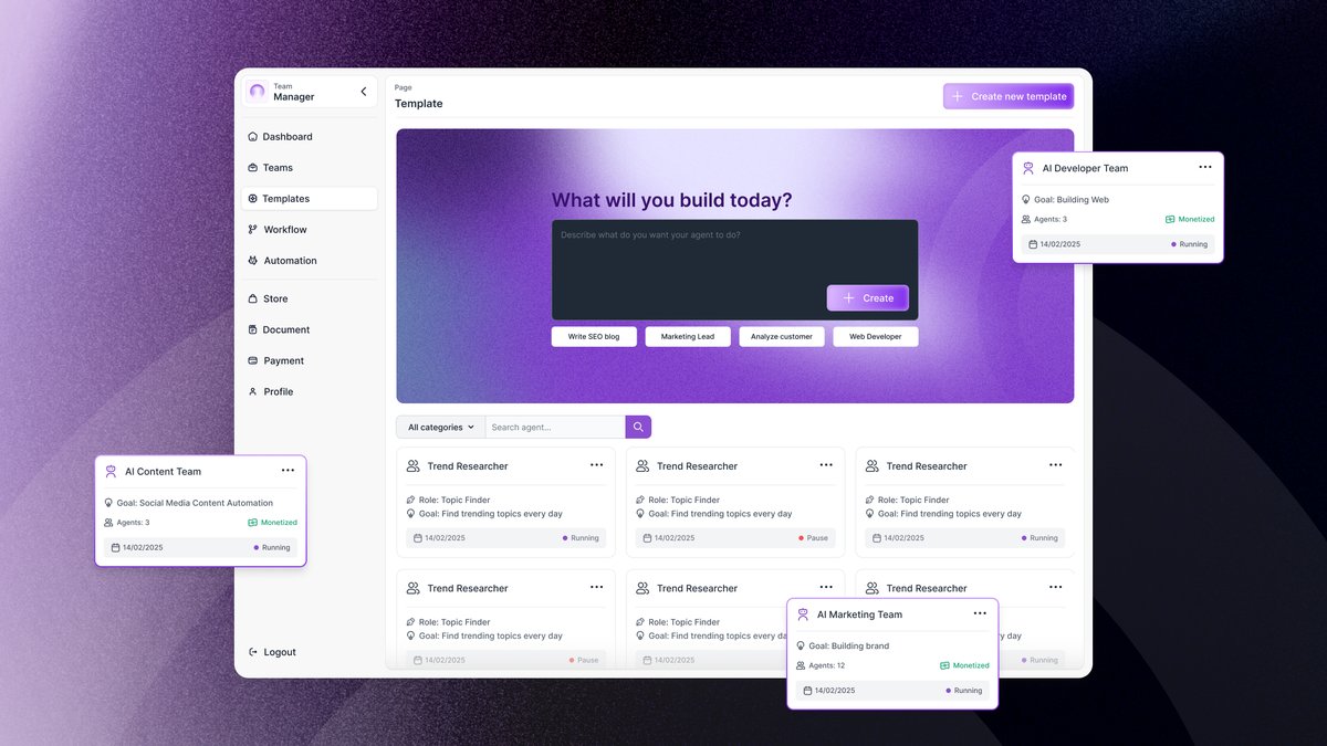 PaulLe1321's tweet image. Layout AI Agent Platform UI – your personal taskforce builder 🧠🤖
Built with: Figma + Flowbite
Feedbacks? Roasts? Let’s talk 👇
#UXUI #WebAppDesign #AIAgent #ProductDesign #Figma #BuildInPublic #UIDesign