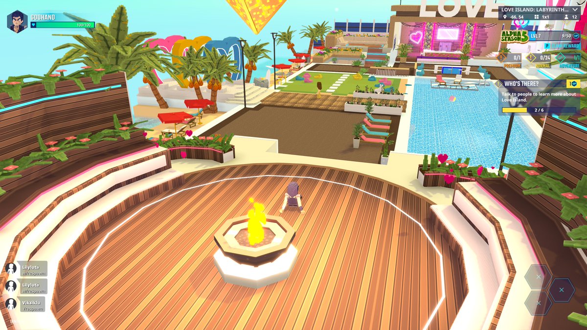 onlygodhand's tweet photo. We're at the Love Island fire pity waiting to get our heads turned 👀 @TheSandboxGame https://t.co/nIbzUP5D69 #AlphaSeason5 https://t.co/bGYr9yxBon