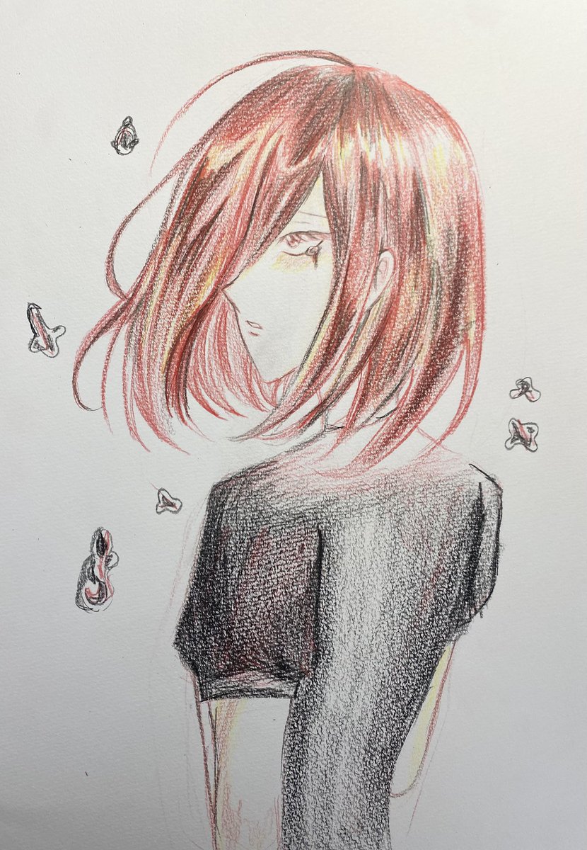 artjkedama's tweet photo. オリキャラを描いたり二次創作をしたりしている中3です！
様々な画材を使って描くのが好きです。
よろしくお願いします😊
#宝石の��� #どろろ
#中学生でこれはうまいと思ったらRT 
#絵描きさん交流会
#絵描きさんと繋がりたい
#絵描きさんフォロバ100
#絵柄が好みって人にフォローされたい https://t.co/MbOQqMTUzb