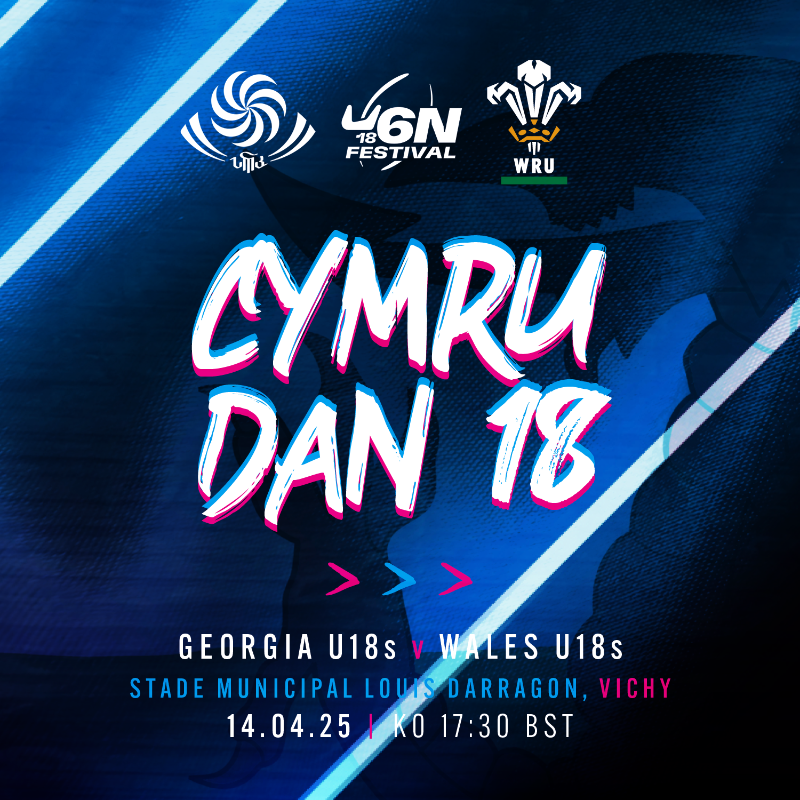 WelshRugbyUnion's tweet photo. 🚨 𝗧î𝗺 𝗖𝘆𝗺𝗿𝘂 𝗼 𝗱𝗮𝗻 𝟭𝟴 🏴󠁧󠁢󠁷󠁬󠁳󠁿

Here is your Wales men's U18s team to face @GeorgianRugby in our second Six Nations Festival fixture tomorrow afternoon in France, 17:30 KO! 🔥👇

📺 The game will be streamed live via the WRU YouTube channel 🙌

#SixNationsU18 | #WALvGEO