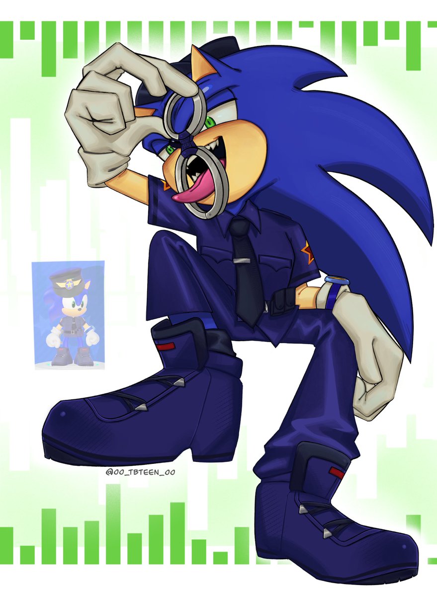 00_TBteen_00's tweet photo. sonic police💙👮 https://t.co/Xz0eSkLLdm