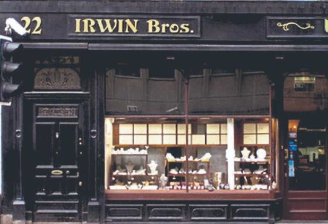 Great to see a sold sign on the former Irwins Jewellers at 22/23 Patrick St, #Limerick . Vacant &amp; neglected since 2011 ,the mostly original shopfront has been deteriorating over the years from lack of maintenance. One of only a handful of original shopfronts in the city.