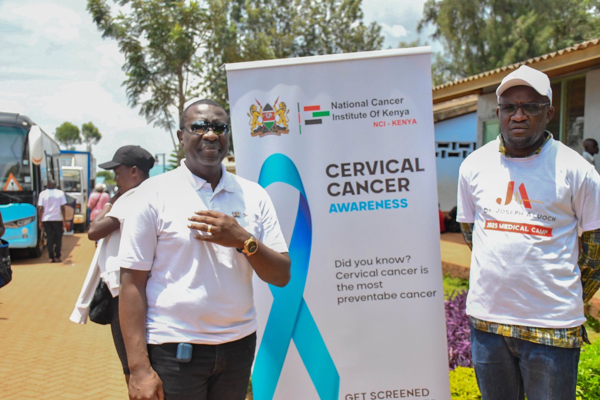 National Cancer Institute of Kenya (@ncikenya) on Twitter photo The National Cancer Institute of Kenya <a href="/NCIKenya/">National Cancer Institute of Kenya</a> , led by Board Chair Dr. Timothy Olweny, <a href="/drtolweny/">Dr. Timothy Olweny</a> partnered with the Kenya Medical Association <a href="/KenyaMedics_KMA/">Kenya Medical Association</a>, Dr. Joseph Aluoch, and other partners to provide free breast and cervical cancer screenings in Sawagongo, Siaya The National Cancer Institute of Kenya <a href="/NCIKenya/">National Cancer Institute of Kenya</a> , led by Board Chair Dr. Timothy Olweny, <a href="/drtolweny/">Dr. Timothy Olweny</a> partnered with the Kenya Medical Association <a href="/KenyaMedics_KMA/">Kenya Medical Association</a>, Dr. Joseph Aluoch, and other partners to provide free breast and cervical cancer screenings in Sawagongo, Siaya