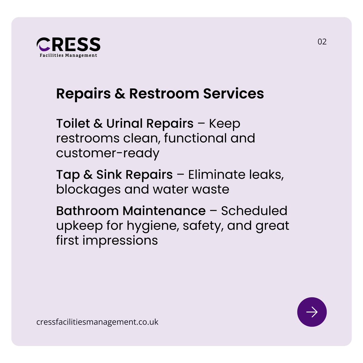 CressFM's tweet photo. From routine checks to emergency fixes, our commercial plumbing services keep your business flowing—24/7 across the UK.

📞 Call us anytime.
#CommercialPlumbing #EmergencyPlumber #CressFacilities #LeakDetection #UKPlumbing https://t.co/nvPjSdEOyh