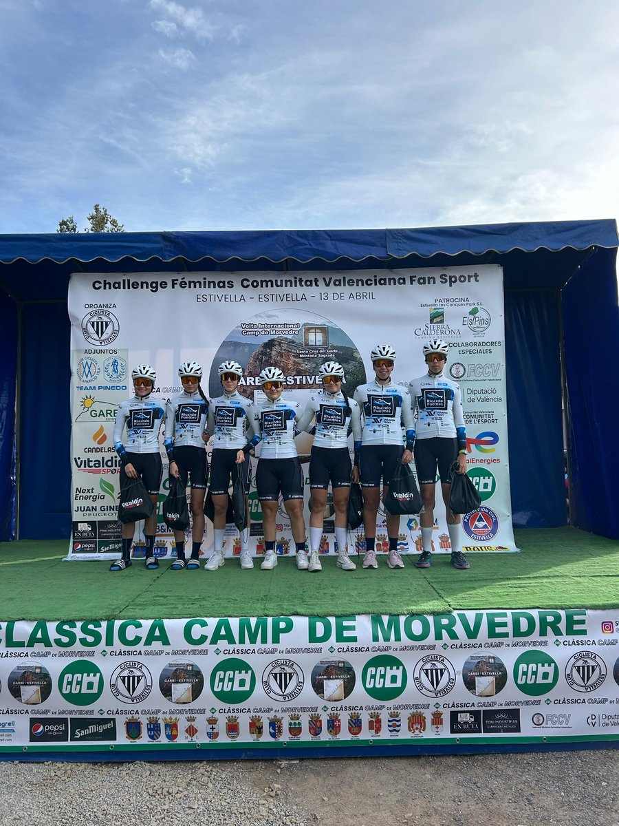 📍 Segunda carrera del finde para el conjunto femenino en la Challenge de la Comunitat Valenciana. Estivella cierra dos días de competición para las Valverde Team-Ricardo Fuentes.