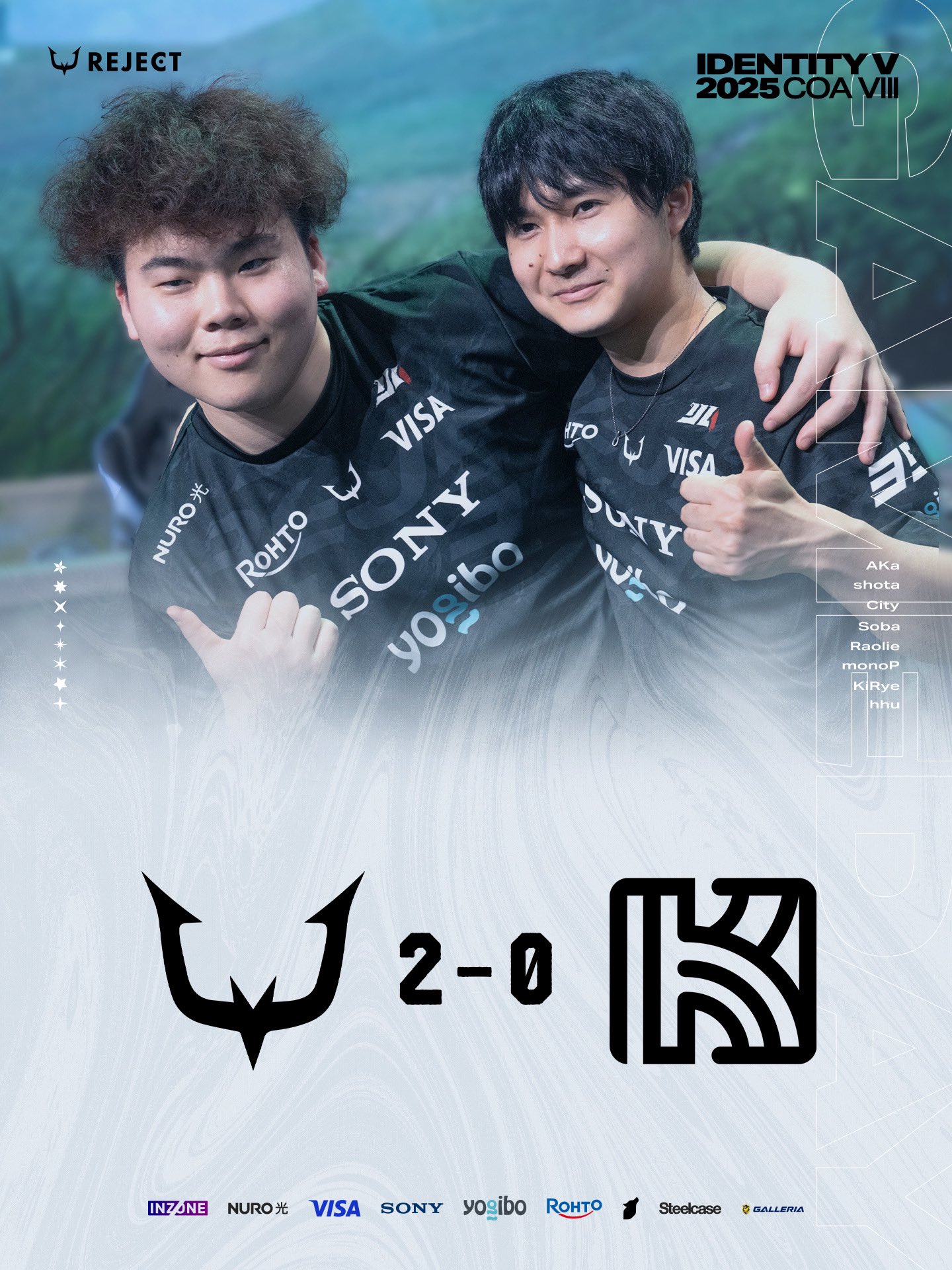 REJECT 第五人格部門 on X: 