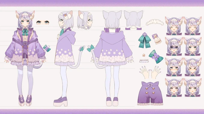 【お仕事】Vtuber花惹華ユイ様のお姿担当させていただきました～何卒宜しくお願い致します!!#yui_hanyaka #花惹華ユイ 