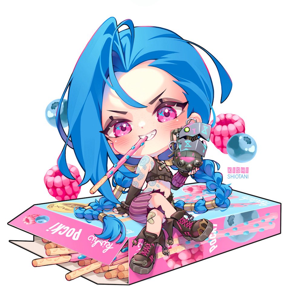 Arcane x Pocky
Jinx 🫐💕