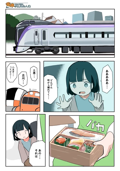 電車みたいな何かが見える人達の話【13】

 #でんしゃとひと 