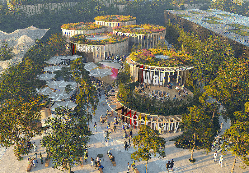 SumikaiNews's tweet photo. Mit dem symbolischen Durchschneiden des roten Bands hat Deutschland am Freitag seinen Pavillon auf der Expo 2025 in Osaka offiziell eröffnet. #Japan
https://t.co/qVqvDXAKqU https://t.co/XME98WOz5Z