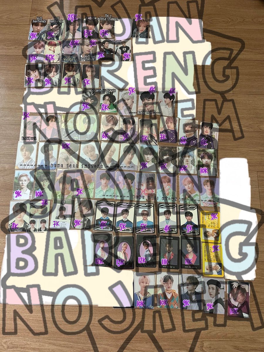 nojaemcarts's tweet photo. [HELP RT]

WAR WTS PHOTOCARD NCT (MINGGU, 13 APRIL 19.30 WIB)

ready kr, ext tax 3k / pc
📍go dom jakarta

t. aab pc dream 127 renjun jaemin jisung jeno chenle mark haechan tc universe istj boom chanle kihno future departure pinkfong baseball jumatan ld tshirt glitch mode boneka https://t.co/jhYX5JmXtT