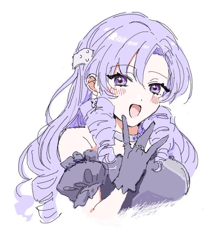 「Qぉさんとこの絵チャにお邪魔しました楽しかった 」|みゃる🌹💯🦂のイラスト