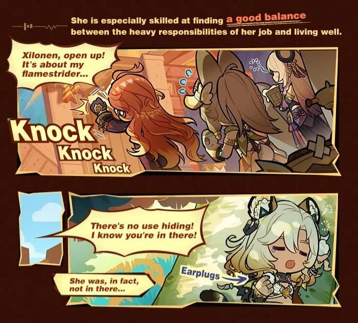 teyvattabloid's tweet photo. I love the developers team insert this kind of funny joke

©️ Genshin official art , u/kurogami93

#Genshinlmpact #Genshin #GenshinMemes https://t.co/VJ42NBElZh