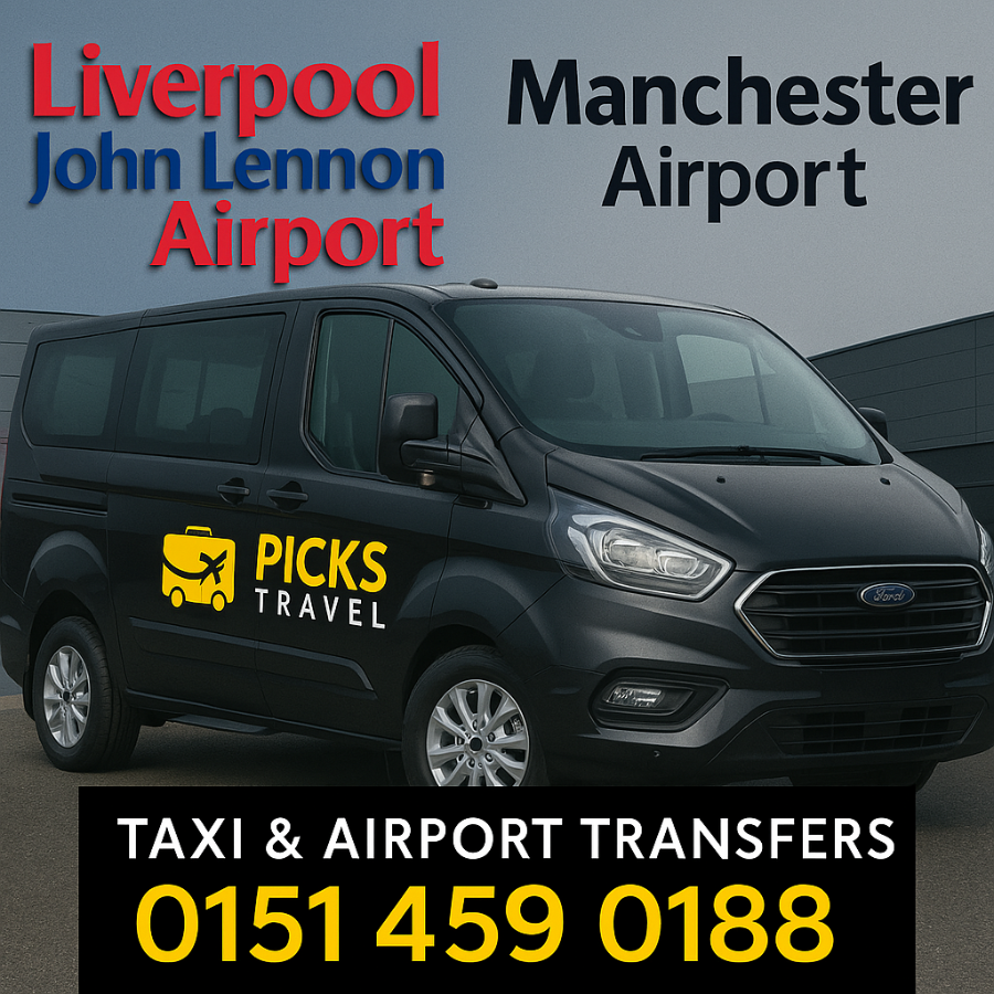 Picks Travel – Liverpool’s #1 for taxi &amp; airport transfers!

📱 Now with our own app – book in seconds, earn rewards 💷

🚖 Reliable. Friendly. On time. Every time.

👉 Download: onelink.to/pickstravel
📞 0151 459 0188
🌐 Web: pickstravel.co.uk