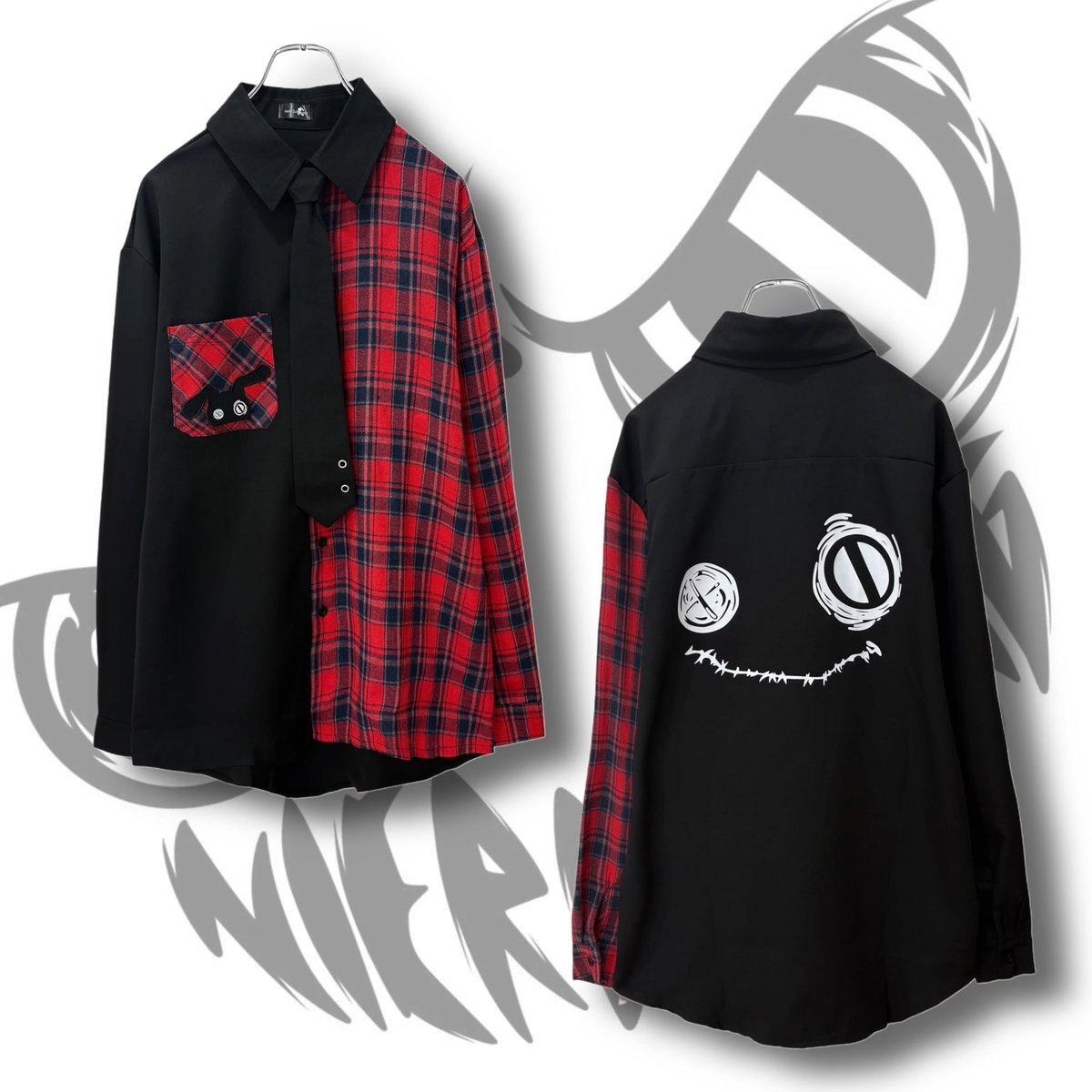 NieR_tokyo's tweet photo. 🎁短期プレゼント企画🎁

FACE DESIGN TWO-TONE 
CHECKED SHIRT【ワンタッチネクタイ付き】

🎁2名様にプレゼント🎁

◼応募方法
フォロー(@NieR_tokyo) &amp; リポスト
◼締切〆  4月17日24時

ユニセックスアイテムです。

※鍵垢の方も対象内です。

是非ご参加ください🙇‍♂️🙇‍♀️ https://t.co/iCOQzXdJYW