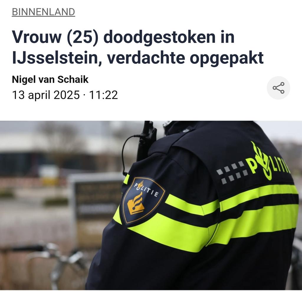 Vrouw (25) doodgestoken in IJsselstein, verdachte opgepakt