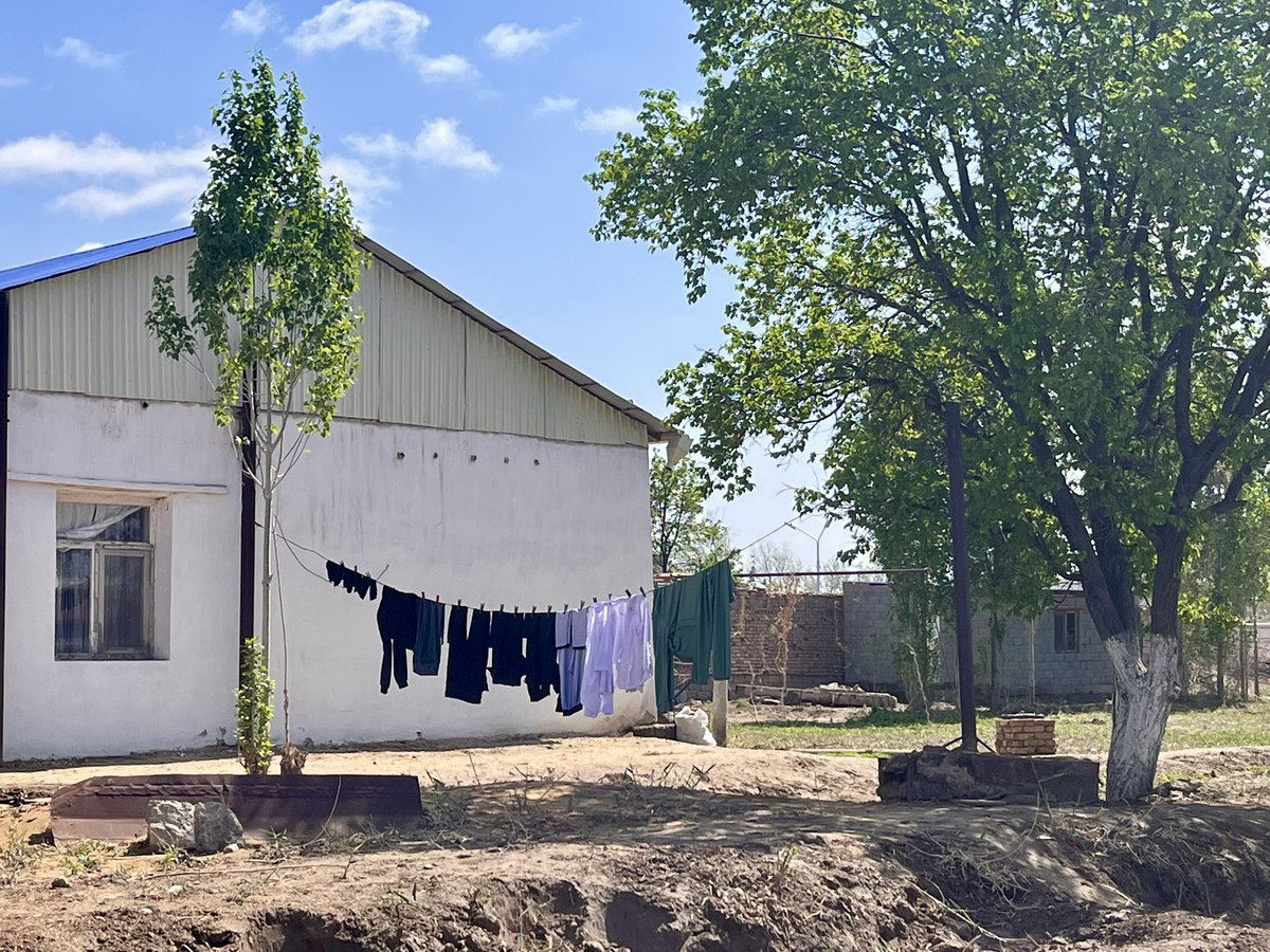 A 12 km walk today along the Doslyk &amp; Majyab Canals in Nukus, both of which are fed by the #RiverOxus.