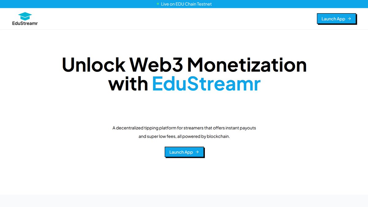 EduStreamr tweet media