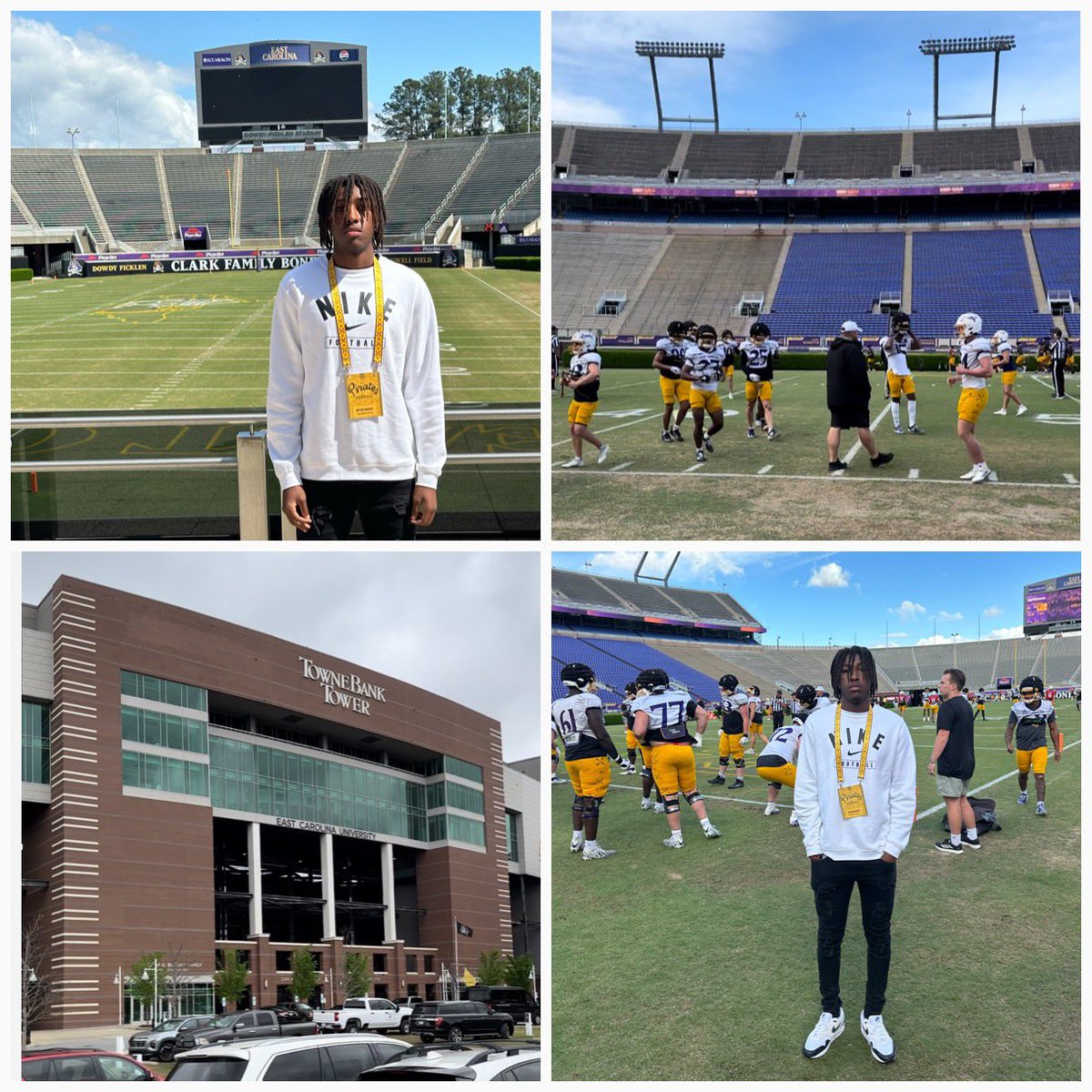 Bryson Hughley (@brysonhughley) on Twitter photo Exciting Day at East Carolina ๐๐ดโโ ๏ธ๐ฆดwith coach <a href="/RicoZackery/">Coach Zackery</a> <a href="/RecruitGeorgia/">Recruit Georgia</a> @ChalupaBatmanFB <a href="/BVEvery/">Barry Every</a> <a href="/SoutheastElite_/">Southeast Elite Prospects</a> <a href="/NEGARecruits/">Northeast Georgia Recruits</a> <a href="/DC_Sports_706/">Coach TJ</a> <a href="/Ga_Gridiron/">Middle Georgia Gridiron โข๏ธ</a> <a href="/JohnGarcia_Jr/">John Garcia, Jr.</a> <a href="/ethanoffutt84/">Ethan Offutt</a> <a href="/AthleticsPeach/">Peach County Athletics</a> <a href="/BrandonHuffman/">Brandon Huffman</a> <a href="/CoachDaniels06/">Coach Daniels</a> Exciting Day at East Carolina ๐๐ดโโ ๏ธ๐ฆดwith coach <a href="/RicoZackery/">Coach Zackery</a> <a href="/RecruitGeorgia/">Recruit Georgia</a> @ChalupaBatmanFB <a href="/BVEvery/">Barry Every</a> <a href="/SoutheastElite_/">Southeast Elite Prospects</a> <a href="/NEGARecruits/">Northeast Georgia Recruits</a> <a href="/DC_Sports_706/">Coach TJ</a> <a href="/Ga_Gridiron/">Middle Georgia Gridiron โข๏ธ</a> <a href="/JohnGarcia_Jr/">John Garcia, Jr.</a> <a href="/ethanoffutt84/">Ethan Offutt</a> <a href="/AthleticsPeach/">Peach County Athletics</a> <a href="/BrandonHuffman/">Brandon Huffman</a> <a href="/CoachDaniels06/">Coach Daniels</a>