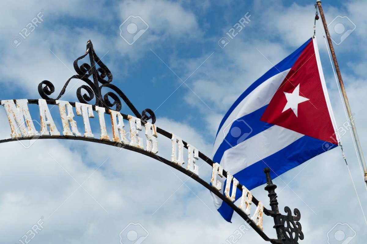"Cuba es
• Una bandera que no se mancha,  
• Mártires que no se olvidan,  
• Y un Comandante que no se va.  
¡Aquí estamos, firmes y triunfando!"
#CubaVive