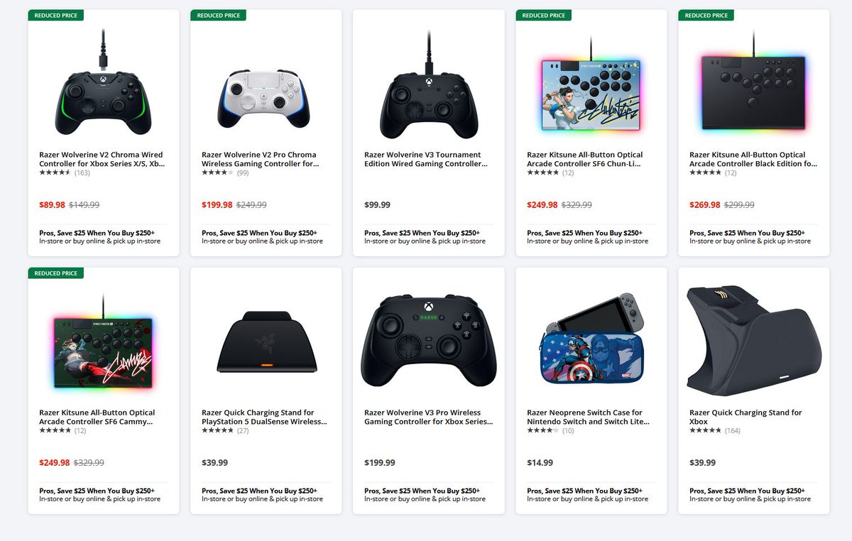 videogamedeals's tweet image. Buy 1, Get 1 50% Off Select Razer Accessories via GameStop. Pro Members Only. ow.ly/UTsV50VzvxS

x.com/videogamedeals…