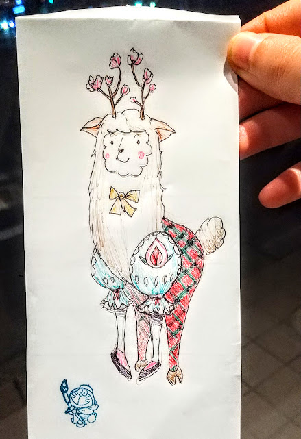 EnergyEnginee11's tweet photo. #art #myart #็ตต #funnycreature #ๆฐไบบ้ก
Doraemon helped me draw this ๐
at the back of receipt slip ๐คญ๐จ
ใฌใทใผใใฎ่ฃไฝฟใฃใใ๏ฝ https://t.co/4oZ30pBrEn