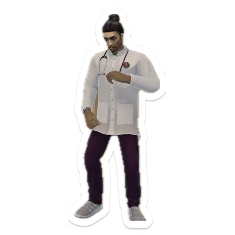 PraxisRopes's tweet photo. #DrRopes clocks out from the clinic, but the night shift is just beginning. 'Justice doesn't sleep,' he says,checking his taser. Who's ready to #LearnTheRopes the hard way? #OneStateRP #PraxisRopes #mobilegaming https://t.co/jgiAdbgM7p