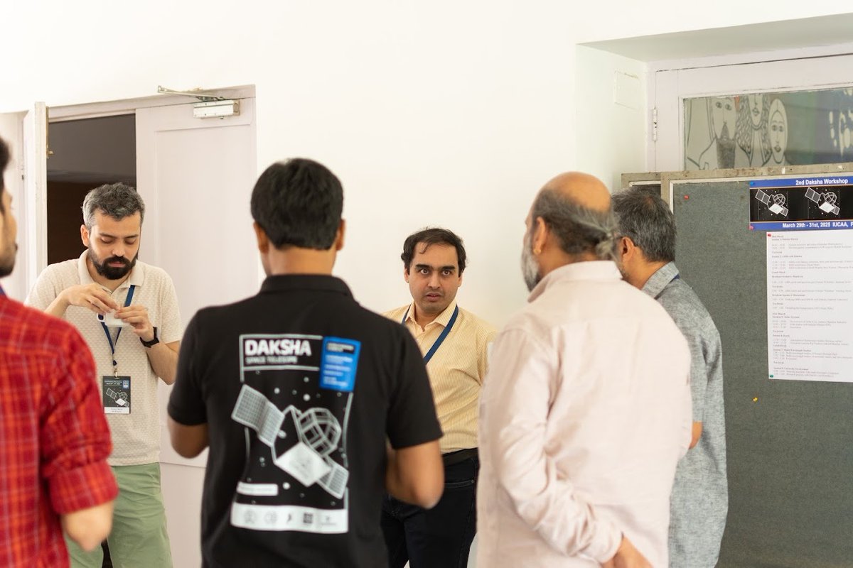 The 2nd Daksha Science Workshop 2025 happened on the 30-31 of March, where 150 folks attend online and about 100 in person. Want to contribute? Click here -

dakshasat.in/for-aatronomer…

<a href="/iitbombay/">IIT Bombay</a> <a href="/IUCAAstro/">Inter-University Centre for Astronomy&Astrophysics</a> <a href="/RRI_Bangalore/">Raman Research Institute</a> <a href="/PRLAhmedabad/">PRL Ahmedabad</a> <a href="/isro/">ISRO</a> <a href="/asipoec/">Astronomical Soc. India Outreach and Education</a>