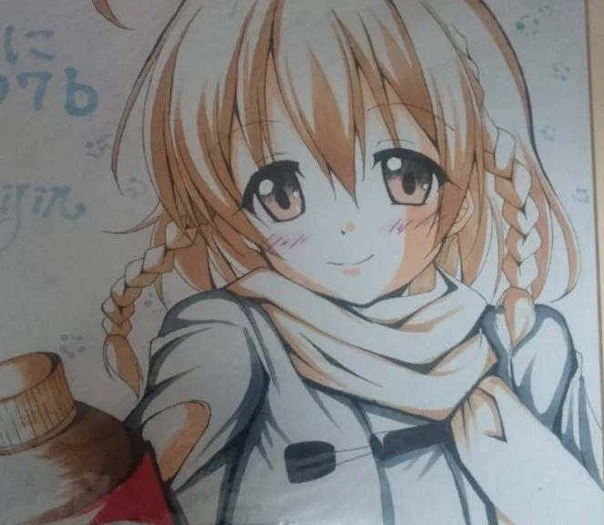ちなみに転入生推しは支倉かさねちゃん昔描いたのが懐かしい 