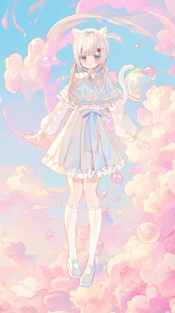 maro_n_05's tweet photo. \\ #立ち絵公開//

チャレンジ達成本当にありがとう✨️
みんなのおかげで全体を公開することが出来ましたᜊ•ᴗ•ᜊ      

改めまして！寝ることが大好きな猫又の女の子まろんです🌰🐾

♥or♻︎で周回します✧*｡

 #VTuber準備中︎ 
 #Vtuberのおともだち募集中 
 #4月のVTuberフォロー祭り https://t.co/fek0tgF9LD
