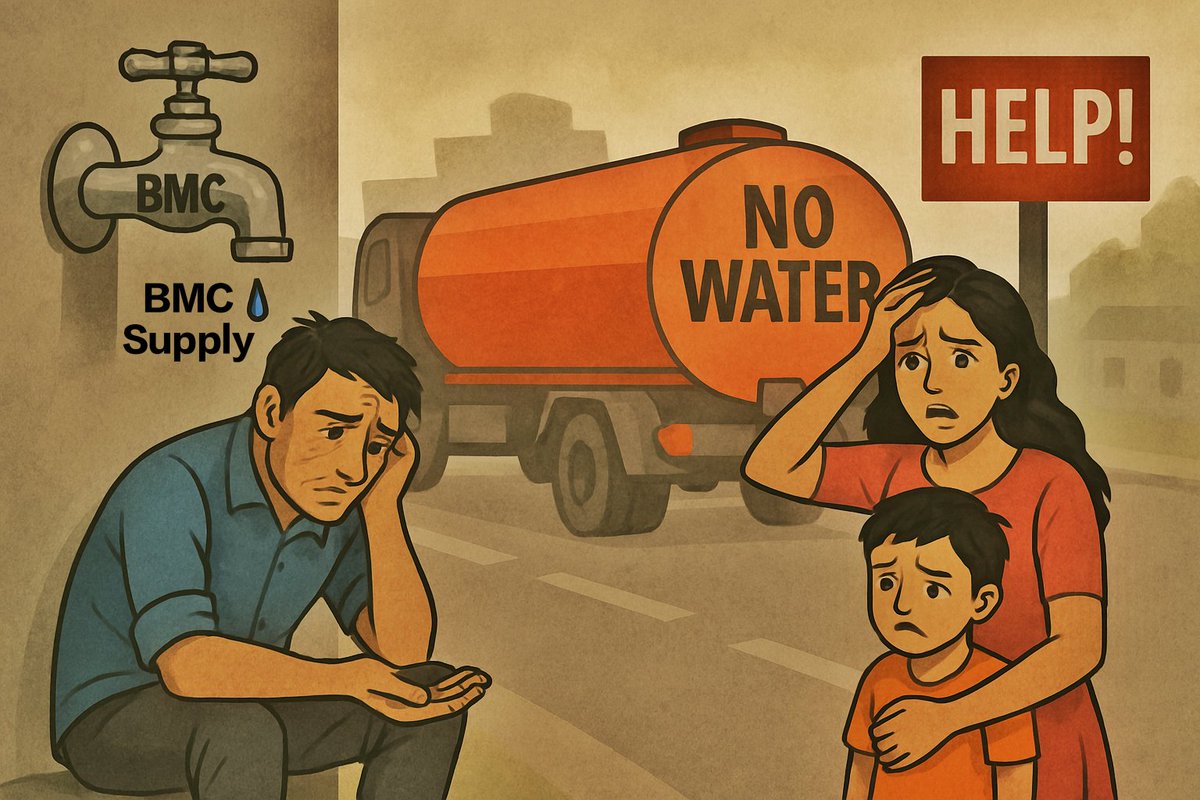 MGang08's tweet photo. @sapphire_junkie NO WATER in my society -  Kanakia Rainforest, Marol, Andheri (E).
10 buildings, ~600 tax-paying families suffering due to TANKER STRIKE &amp; BMC’s failure to provide enough water supply. No water to drink, cook, or bathe. No one listening or helping us. 
#MumbaiWaterCrisis https://t.co/iD1B7FM7dE