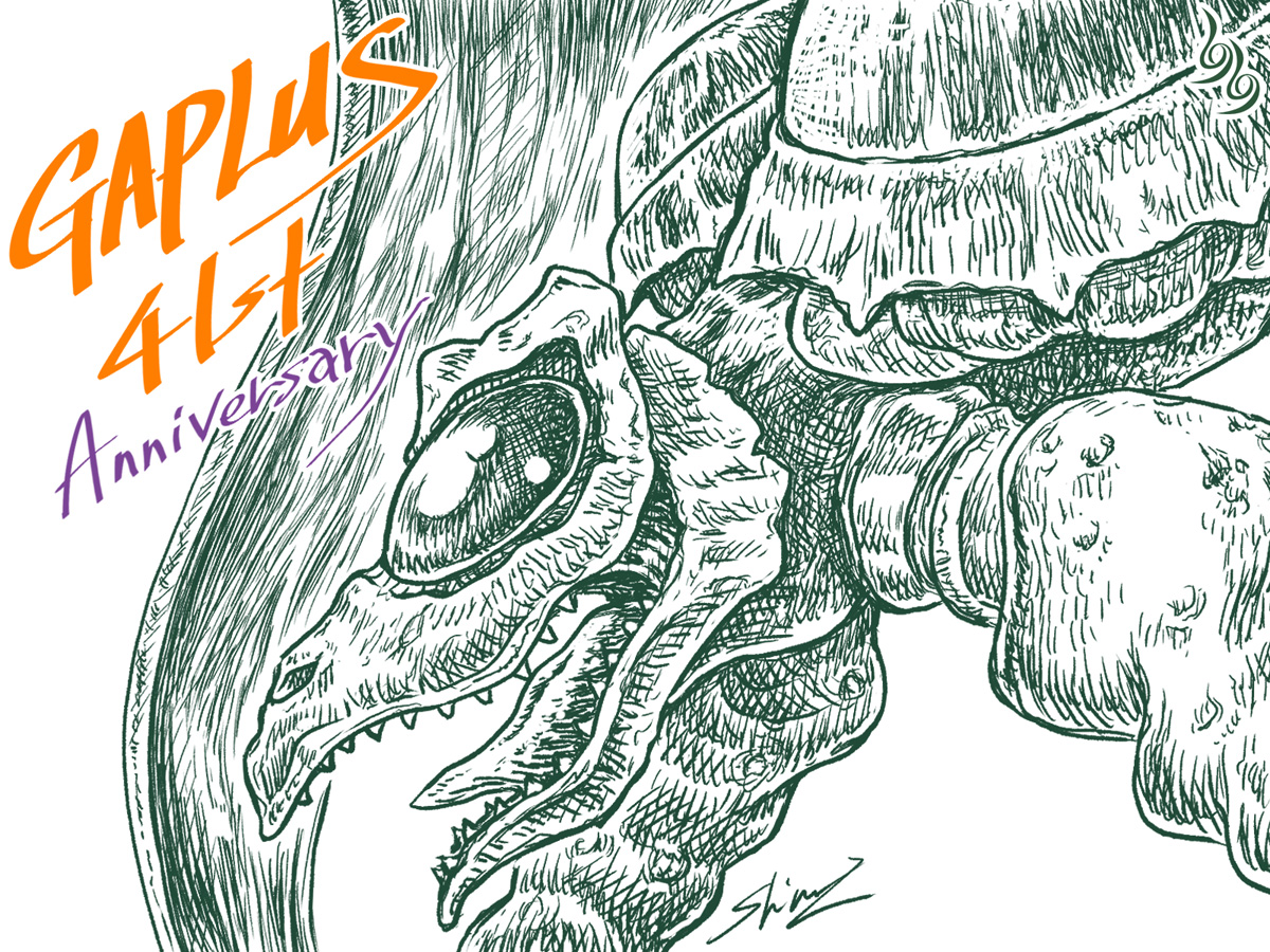 Shino4know's tweet photo. ㊗️ギャプラスのアーケード稼動41周年📣
記念に敵キャラの頭部アップ画を描いてみました😀
#ギャプラス
#gaplus
#ギャプラス41周年 https://t.co/PgaLQiMFus