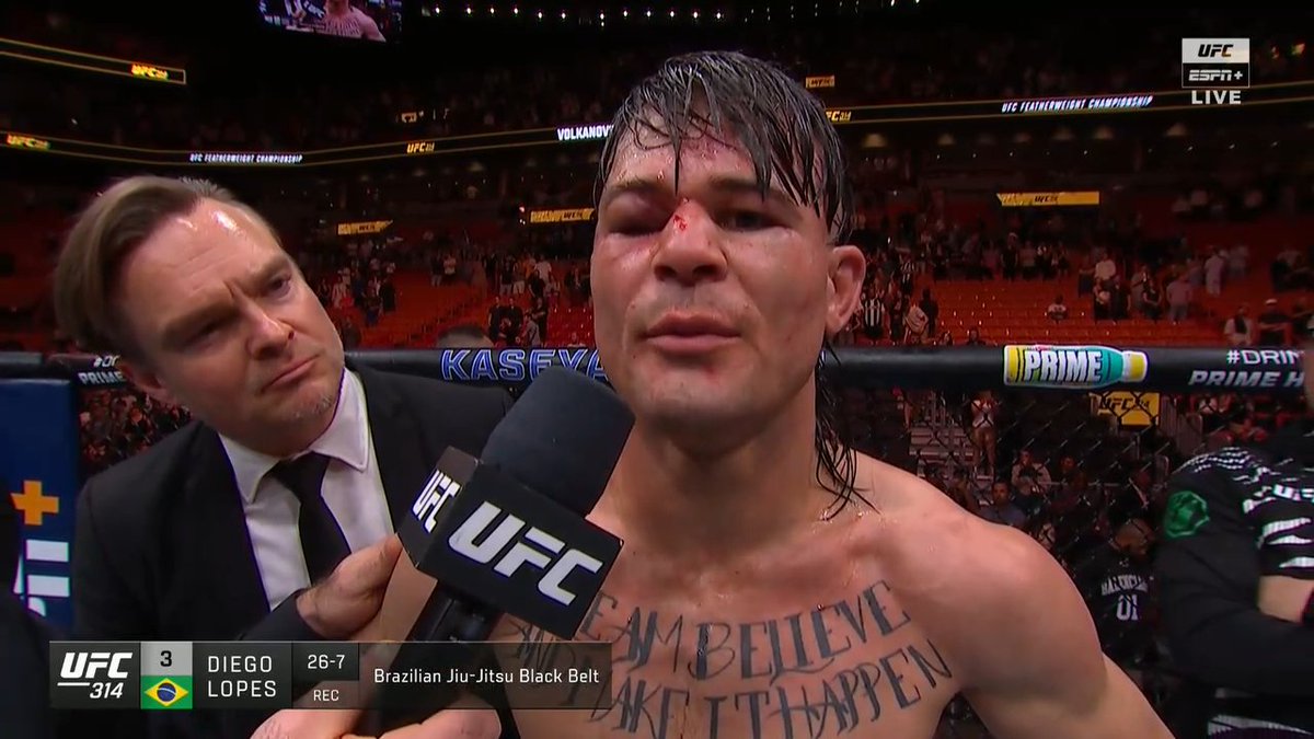 taboutsports's tweet photo. Aftermath of this fight 

#UFC314 https://t.co/dR6OOrbOQ9