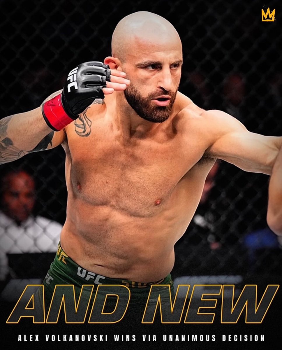 uncrownedcombat's tweet photo. VOLK IS BACK 👑 #UFC314

@alexvolkanovski https://t.co/WQrRq1nA0I