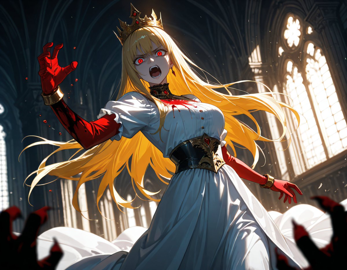 seliseliselia's tweet image. ヴァンピール「くっ、あのお方が いずれは全てを…」
戦闘シーンも無くあっけなく終わる(上手く描けなかった)
#AIイラスト #StableDiffusionWebUIForge #Illustrious 
#魔王の娘 #ファンタジー #幻想