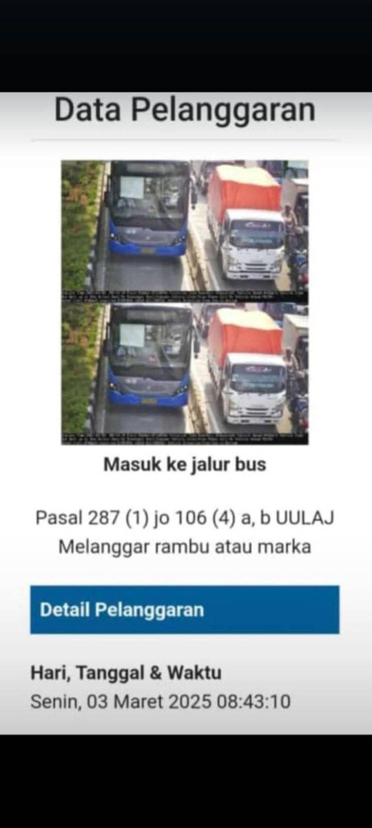 ady_baryadi's tweet photo. @kegblgnunfaedh bis trans J aja ditilang masuk jur busway 🤣😅😂 https://t.co/OiQPxRnega