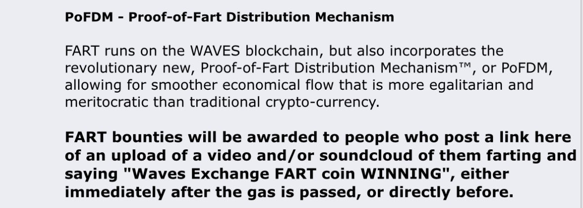 Proof-of-Fart Distribution Mechanism tweet media