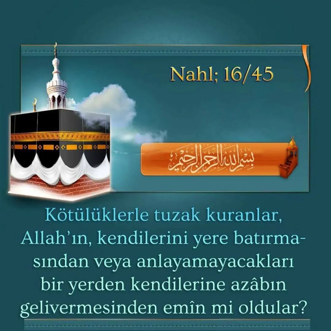 kutlumesut01fb1's tweet photo. 🌠"Geçiminde darlık, rızkında zorluk ve halinde dağınıklık gördüğün zaman bu hâlin Allah'ın emirlerini terk edip #Nefsi'nin hevasına uyduğundan dolayı OL duğunu BİL."🖤
Abdulkadir Geylani Hz. (k.s)
🌠"Allah hile yapanların karşılığını en iyi verendir."🌹
Al-i Imrân Sûresi🌹54 https://t.co/bOLEHUtDga