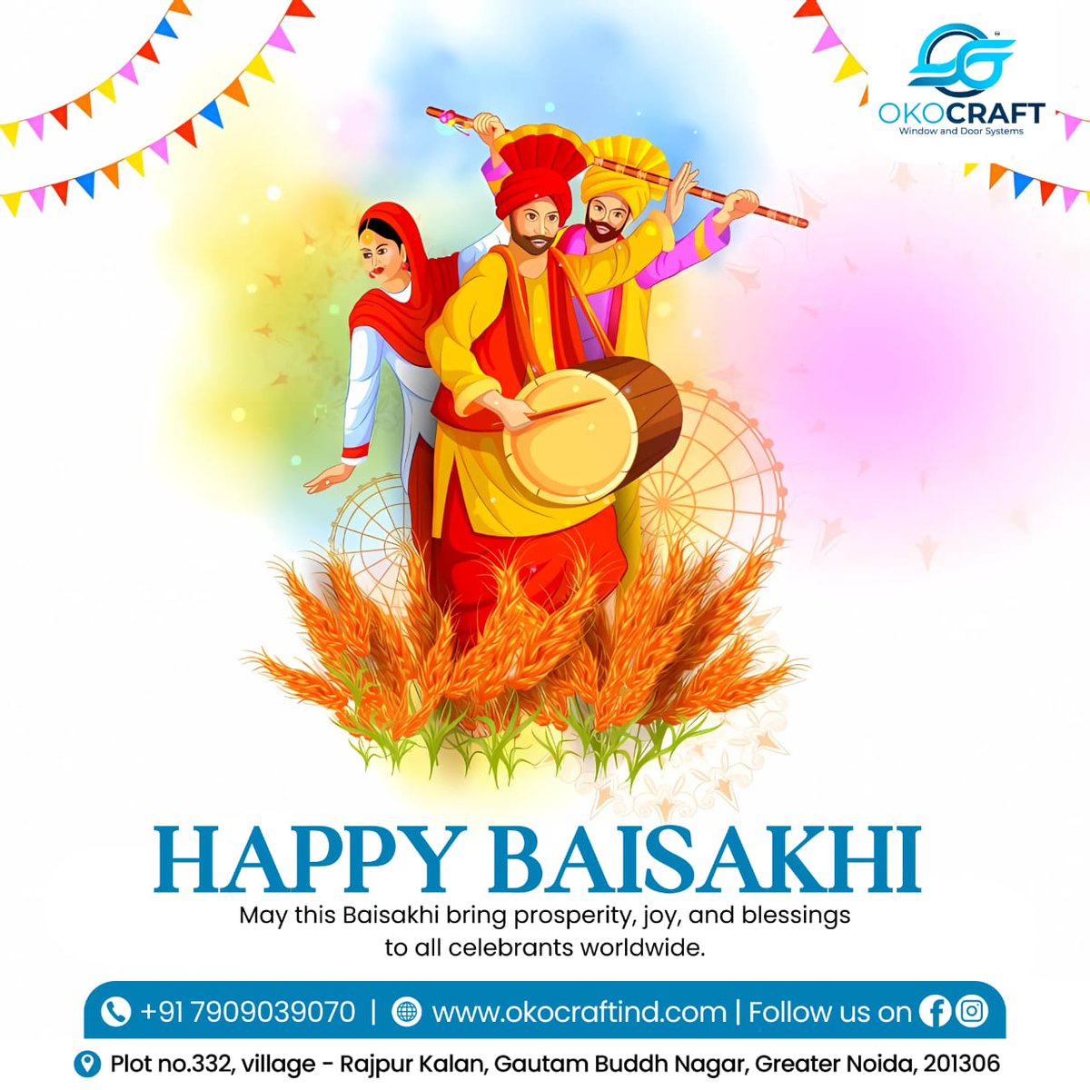 oko_craft's tweet image. May the harvest festival brings you all prosperity and well-being 😇🌾🙏🏻
Happy Baisakhi to you and your family 🙏🏻🙌🏻 
DM us or call us at +91 7909039070 for more details 📱 
Visit our website okocraftind.com for our portfolio 😍
#windowframes #okocraft #interiordesign