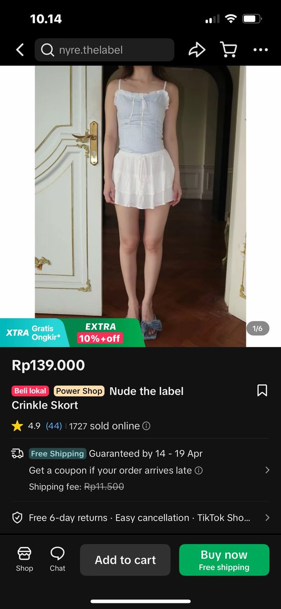 ssoursha's tweet photo. skortnya i jual 99k ajaa never used size s yaa! https://t.co/DHwo3dJ22Z